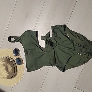 Aerie One Piece Asymmetric Swimsuit